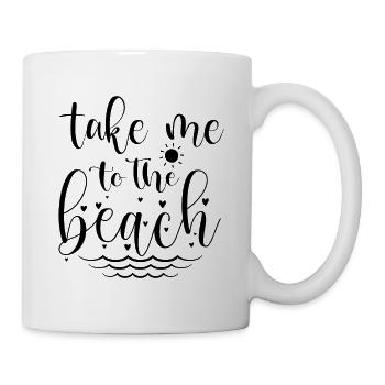 Take Me To The Beach - Mug - white - Right