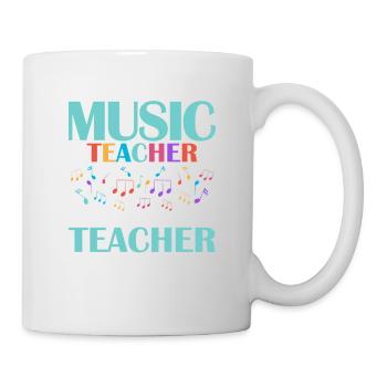 Music Teacher Like A Normal Teacher Except Much Co - Tasse - Weiß - Rechts