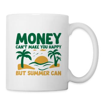 Money Can't Make You Happy But Summer Can 4 - Mug - white - Right