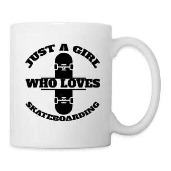 Skateboard Skating Skate Fan Skateboarding Skater - Mug - white - Right