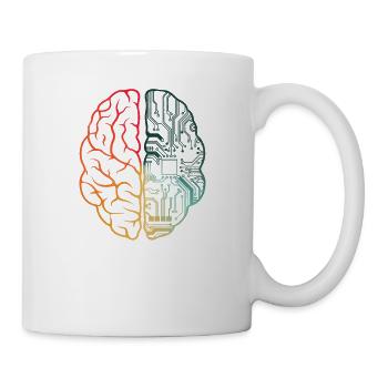 Programmierer Coding - Entwickler Programmieren Gehirn - Tasse - Weiß - Rechts