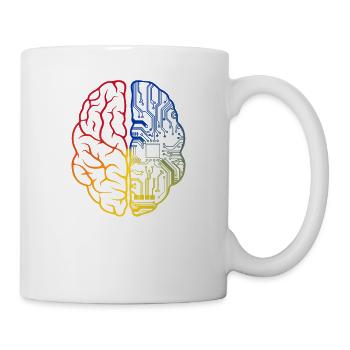Programmer HTML - Developer Programming Brain Fun - Mug - white - Right