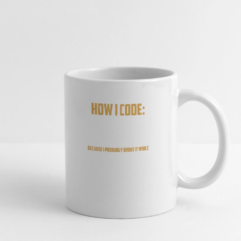 Programmeur Codeur - Codage de programmation développeur Mug blanc