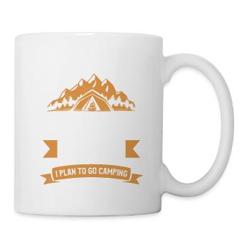 Oui, j’ai un plan de retraite que j’ai l’intention d’aller - Mug blanc - blanc - Droite