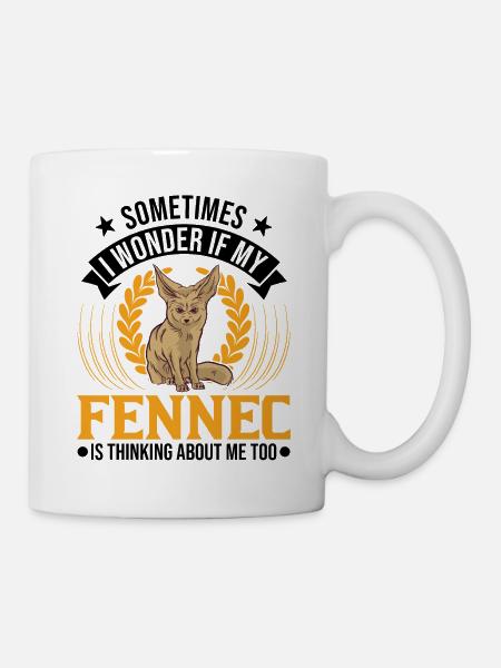Fennek Geschenk Fennec Wüstenfuchs - Tasse - Weiß