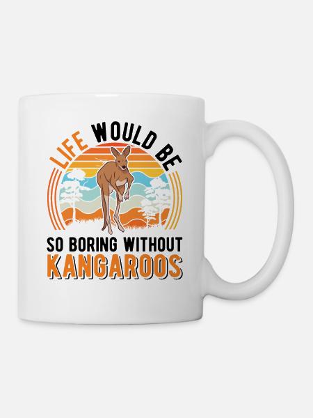 Australisches Känguru Australien Kangaroo - Tasse - Weiß