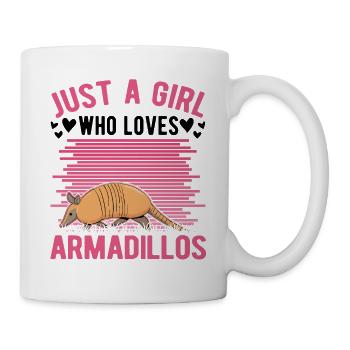 Armadillo Girl Armadillo - Mug - white - Right