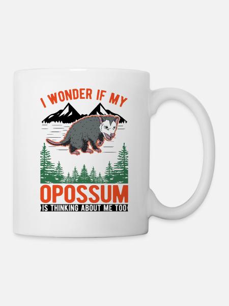 Opossum Geschenk Possum Beutelratte - Tasse - Weiß