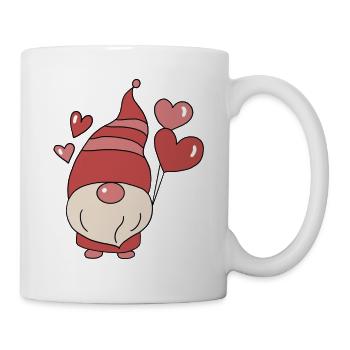 Valentine's Day Gnome - Tasse - Weiß - Rechts