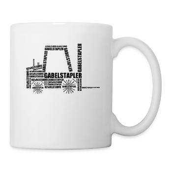Staplerfahrer Geschenkideen - Tasse - Weiß - Rechts