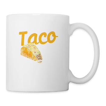 Ich habe einen Taco in diesen Ofen gestellt - Tasse - Weiß - Rechts