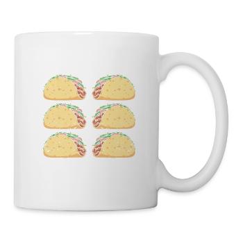 Découvrez My Six Pack 6 Tacos Cinco de Mayo Taco - Mug blanc - blanc - Droite