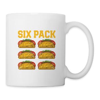 Check Out My Six Pack 6 Tacos Cinco de Mayo Taco - Mug - white - Right
