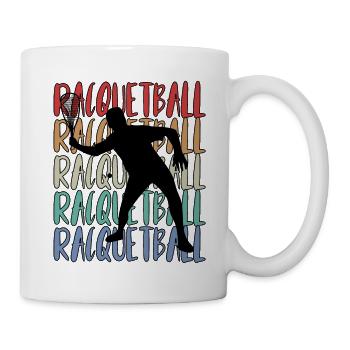 Racquetball Player - Mug - white - Right