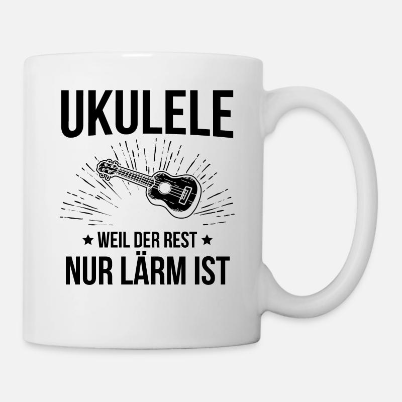 Ukulele Ukulele-Spieler Ukulelist - Tasse - Weiß