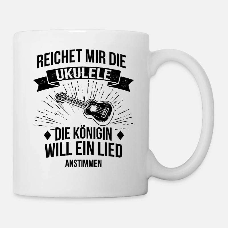 Ukulele Ukulele-Spieler Ukulelist - Tasse - Weiß