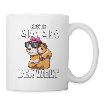 Beste Mama der Welt Muttertag Mutter - Tasse - Weiß - Rechts