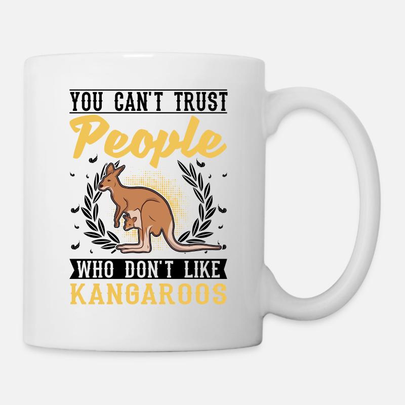 Känguru Australien Australisches Kangaroo - Tasse - Weiß