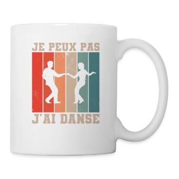 Je Peux Pas J'ai Danse Danseur Danser - Mug blanc - blanc - Droite