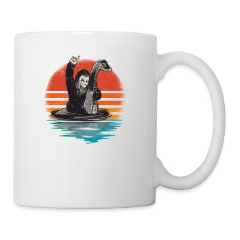 Believe Bigfoot on Nessie for - Mug - white - Right