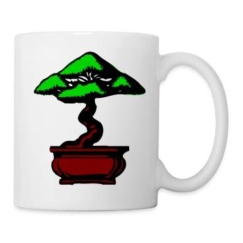 Bonsaï - Mug blanc - blanc - Droite