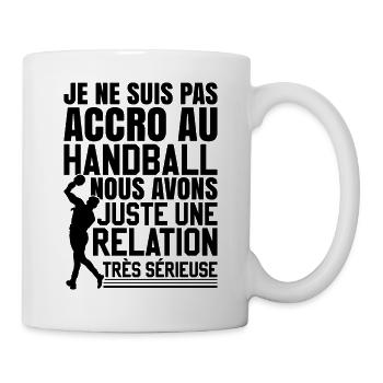 Handball Humour Handballeur - Mug blanc - blanc - Droite