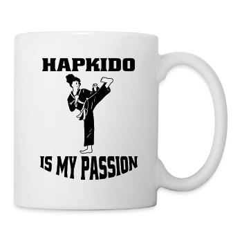 Hapkido Kampfkunst Karate Kampfsport Judo Aikido - Tasse - Weiß - Rechts