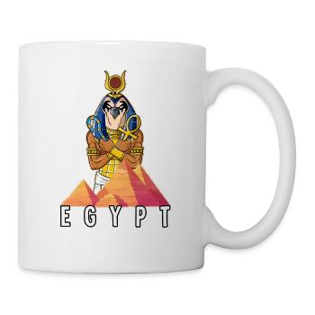 Egypte Horus Pharaon - Mug blanc - blanc - Droite