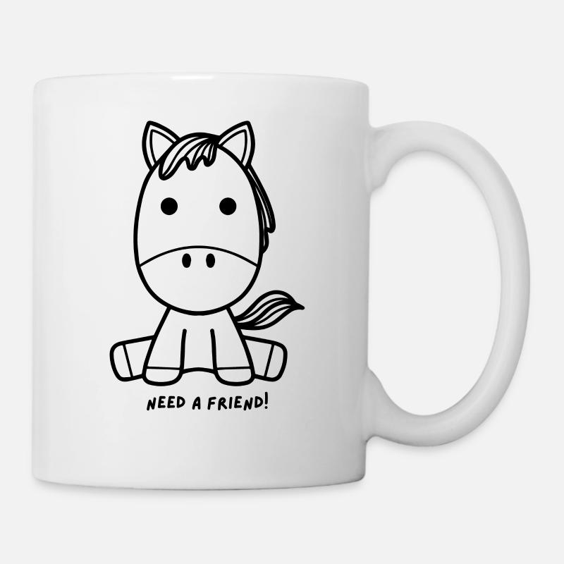 Need a Friend - Tasse - Weiß
