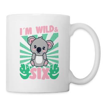 Im Wild Et 6 ans Bday Party Cadeau Koala - Mug blanc - blanc - Droite