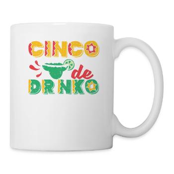 Cinco de Drinko Mayo Boisson mexicaine Tequila - Mug blanc - blanc - Droite