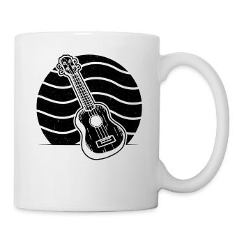 Ukulélé Joueur de ukulélé Ukuléléliste - Mug blanc - blanc - Droite