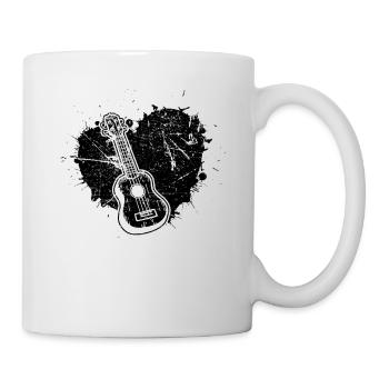 Ukulélé Joueur de ukulélé Ukuléléliste - Mug blanc - blanc - Droite