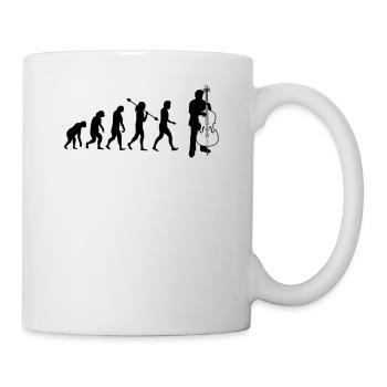 Double bass Double bass player Double bass player - Mug - white - Right