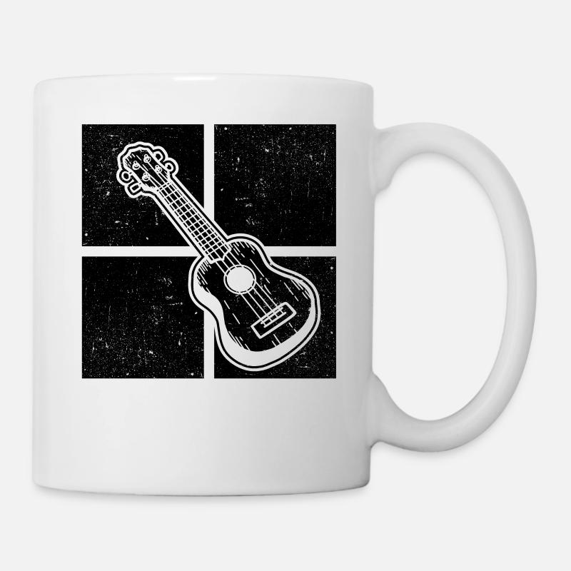 Ukulélé Joueur de ukulélé Ukuléléliste - Mug blanc - blanc
