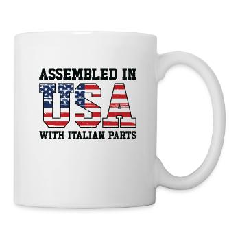 Né en Italie Italie États-Unis - Mug blanc - blanc - Droite