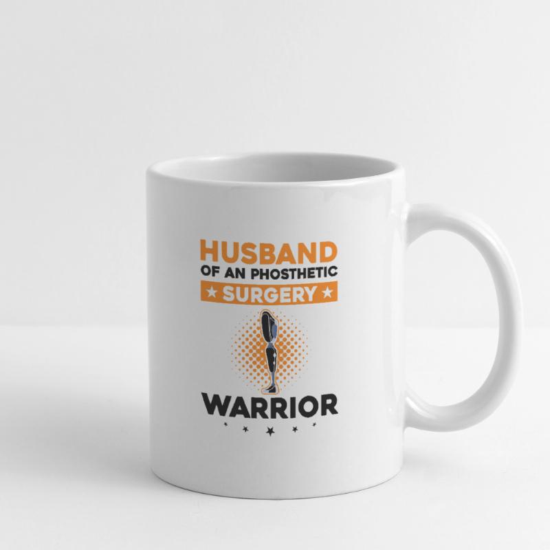 Conception de prothèses de jambe et prothèses de jambe Mug blanc