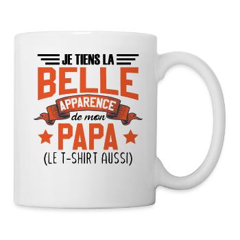 Papa Fils Idée Cadeau Papa - Mug blanc - blanc - Droite