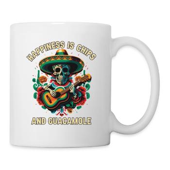 Happiness Is Chips and Guacamole Lover Avocado Veg - Mug - white - Right