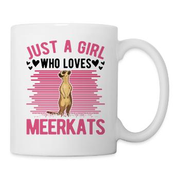 Meerkat Girl Meerkat - Mug - white - Right
