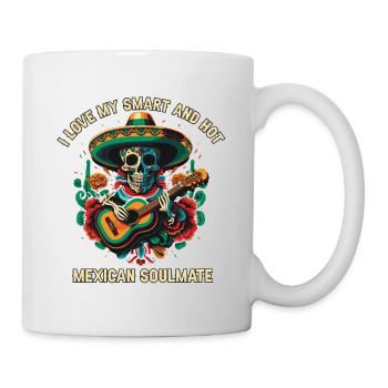I Love My Smart And Hot Mexican Soulmate Mexico Pr - Mug - white - Right
