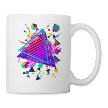 vaporwave synthwave 80's 70's disco retro vintage - Mug - white - Right