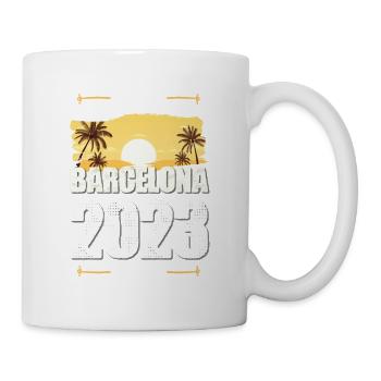 Barcelone 2023 - Mug blanc - blanc - Droite