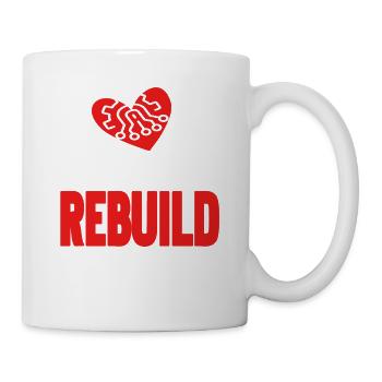 Living That Rebuild Engine Life Retro Surgeon - Tasse - Weiß - Rechts