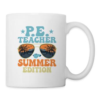 P.E.Teacher Summer Edition Physical Education Scho - Mug - white - Right