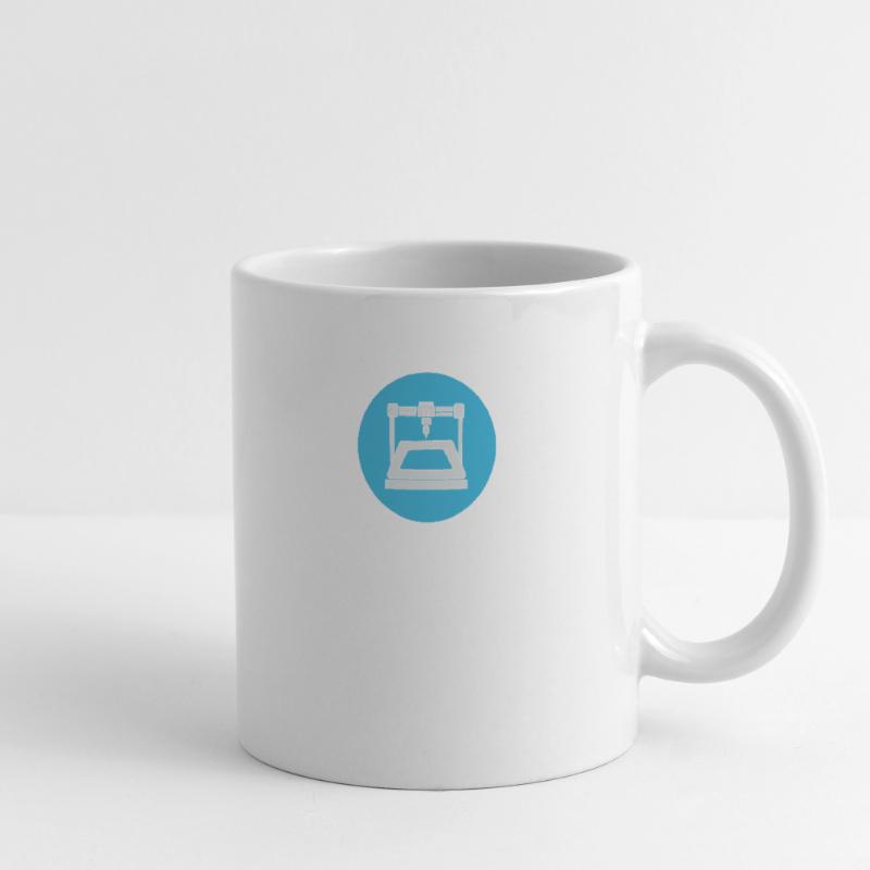 Impression 3D Impression CAD PLA Filament Impression 3D Mug blanc