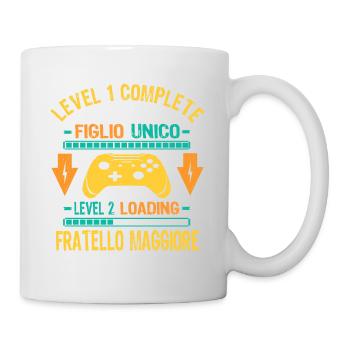 Figlio Unico Complete Fratello Maggiore Loading - Mug - white - Right