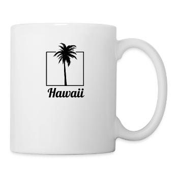 Hawaii Palm Tree Holiday Trip Souvenir - Mug blanc - blanc - Droite
