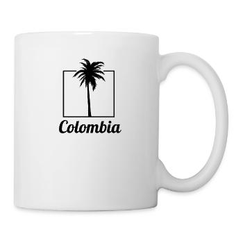 Colombie Palm Tree Holiday Trip Souvenir - Mug blanc - blanc - Droite