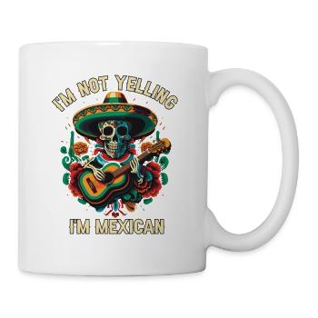 Je ne crie pas Je suis Mexican Life Mexico Pride Coun - Mug blanc - blanc - Droite